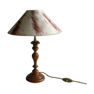 Boxwood foot lamp