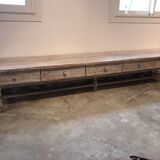 Banc ou console basse 5 tiroirs 272cm