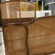 Double wicker basket in Louis XV style, 1950.