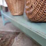 Entrance wardrobe saying "Throw clothes"