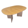 Table à manger danoise extensible en bois massif clair avec pieds en V