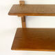 Double étagère vintage en bois