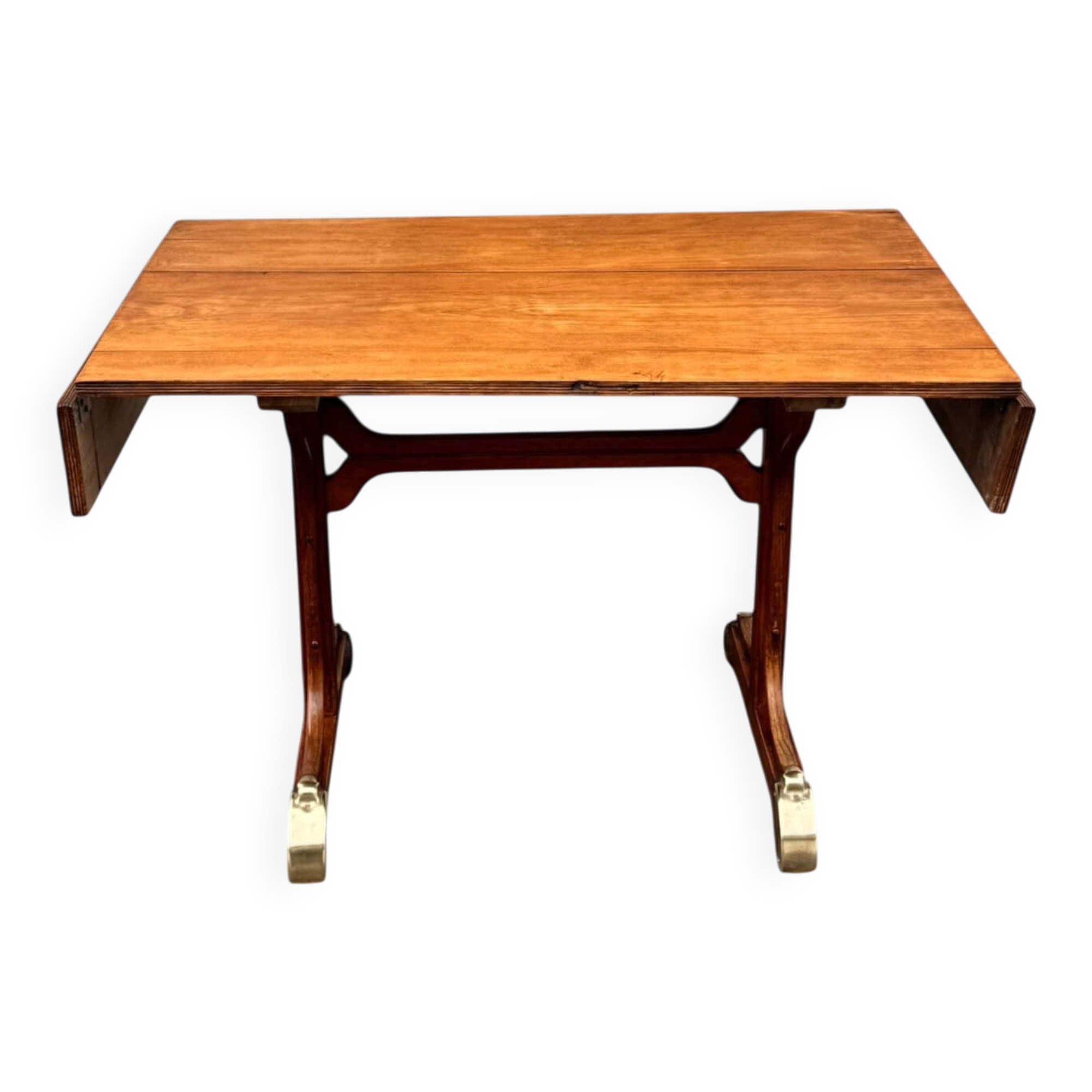 Old Thonet bistro table with drop-leaves.
