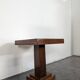 Modernist side table in mahogany veneer.