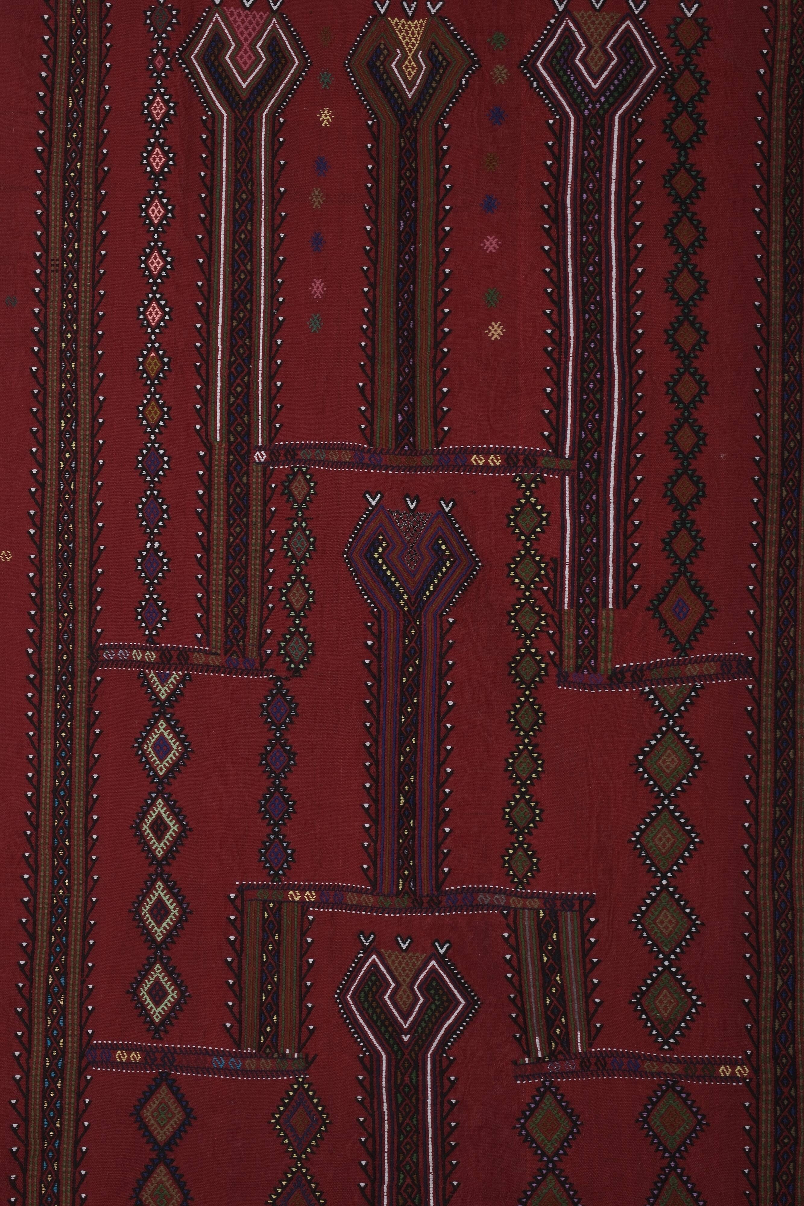 Vintage Turkish Oushak Rug Handwoven 151x235 cm