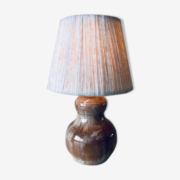 Vintage ceramic lamp signed