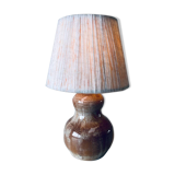 Vintage ceramic lamp signed