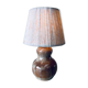 Vintage ceramic lamp signed