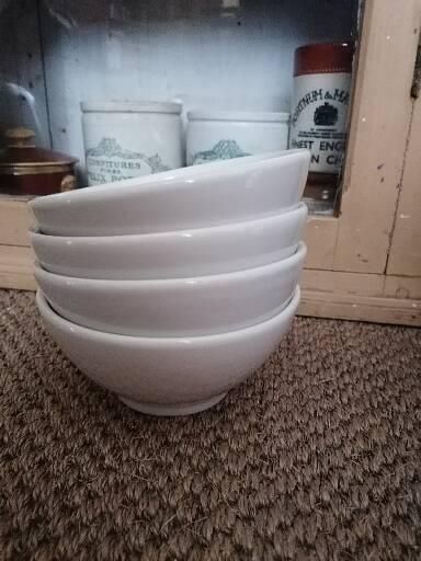 Fire porcelain bowl Aluminite Frugier