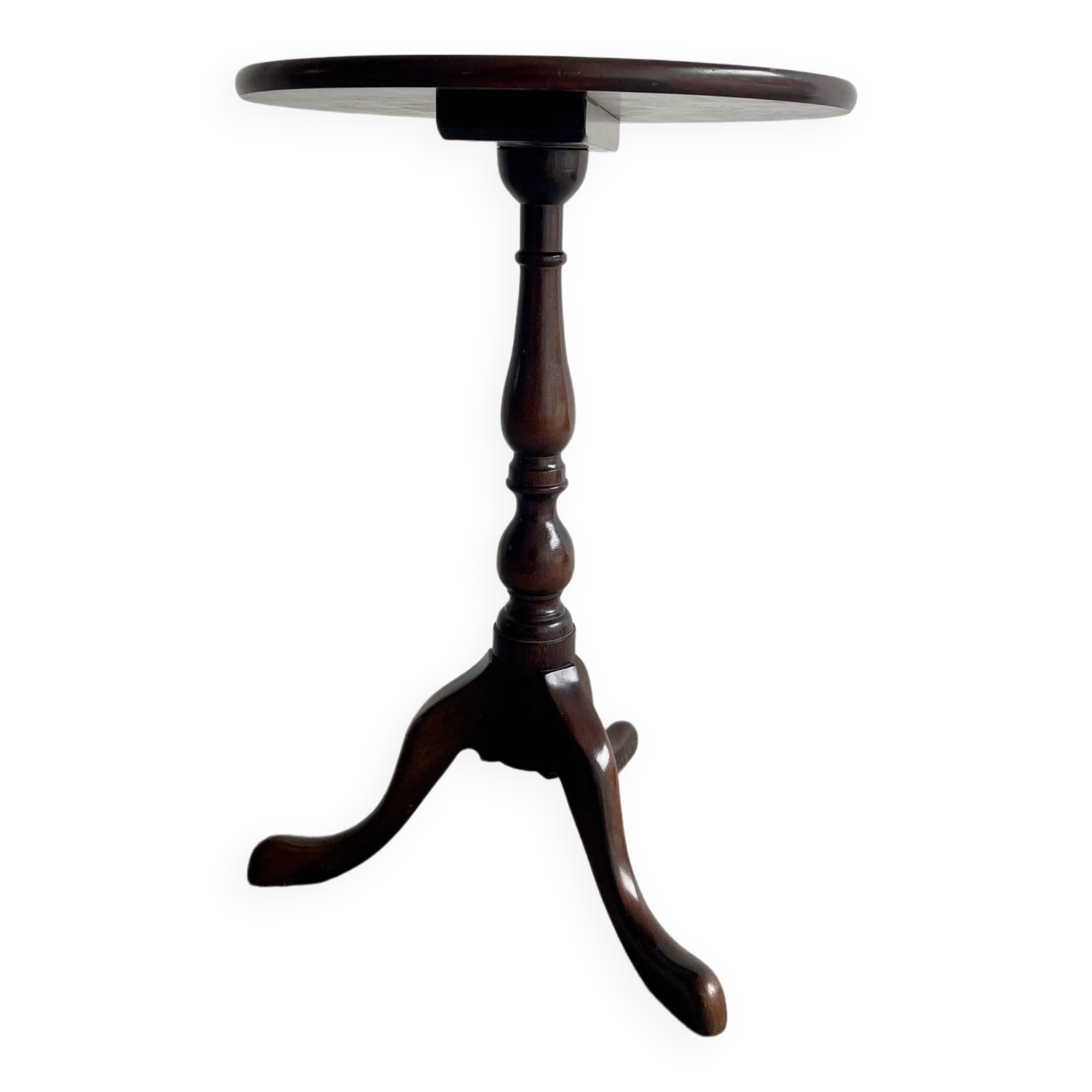 Vintage Round Side Table Plant Stand