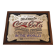 Coca Cola advertising mirror