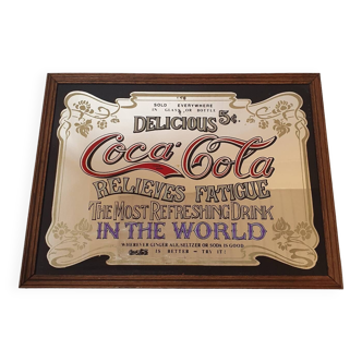 Coca Cola advertising mirror