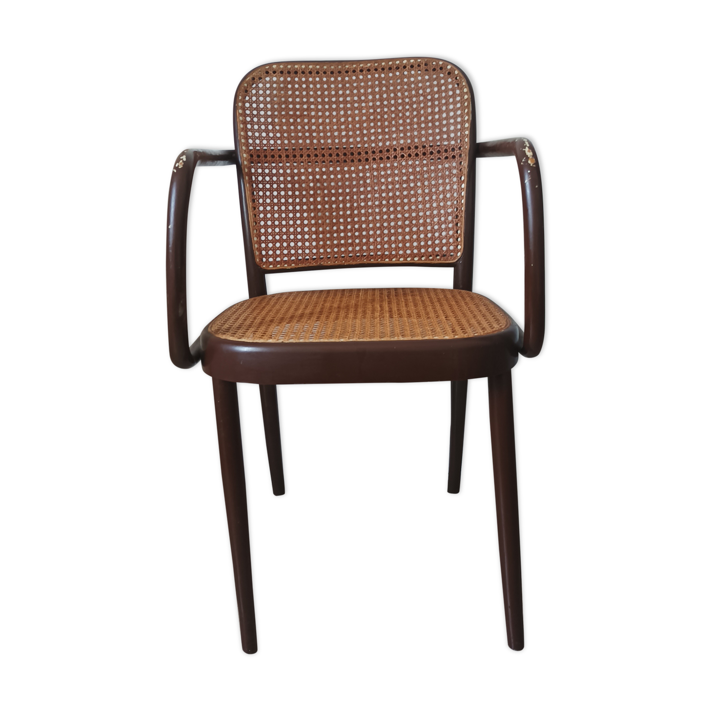 Vintage canned armchair