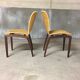 Vintage libra chairs from Christian Werner rattan chair Roset Line