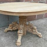 Oval oak table