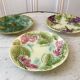 Trio of plates in old slurry late nineteenth century