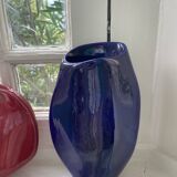 Max Idlas midnight blue ceramic vase