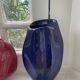 Max Idlas midnight blue ceramic vase