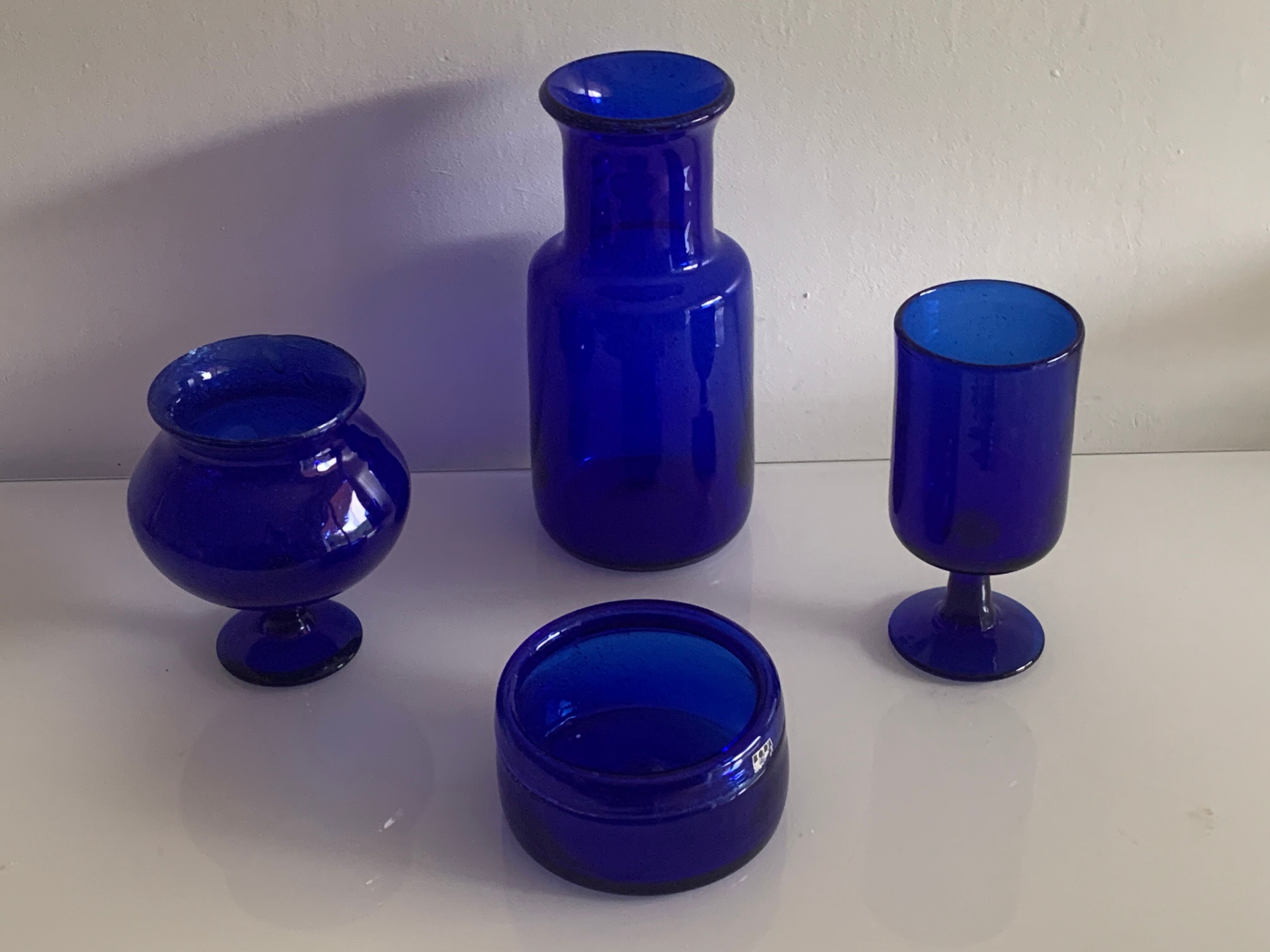 Ensemble de vases scandinaves d’erik hoglund 1960