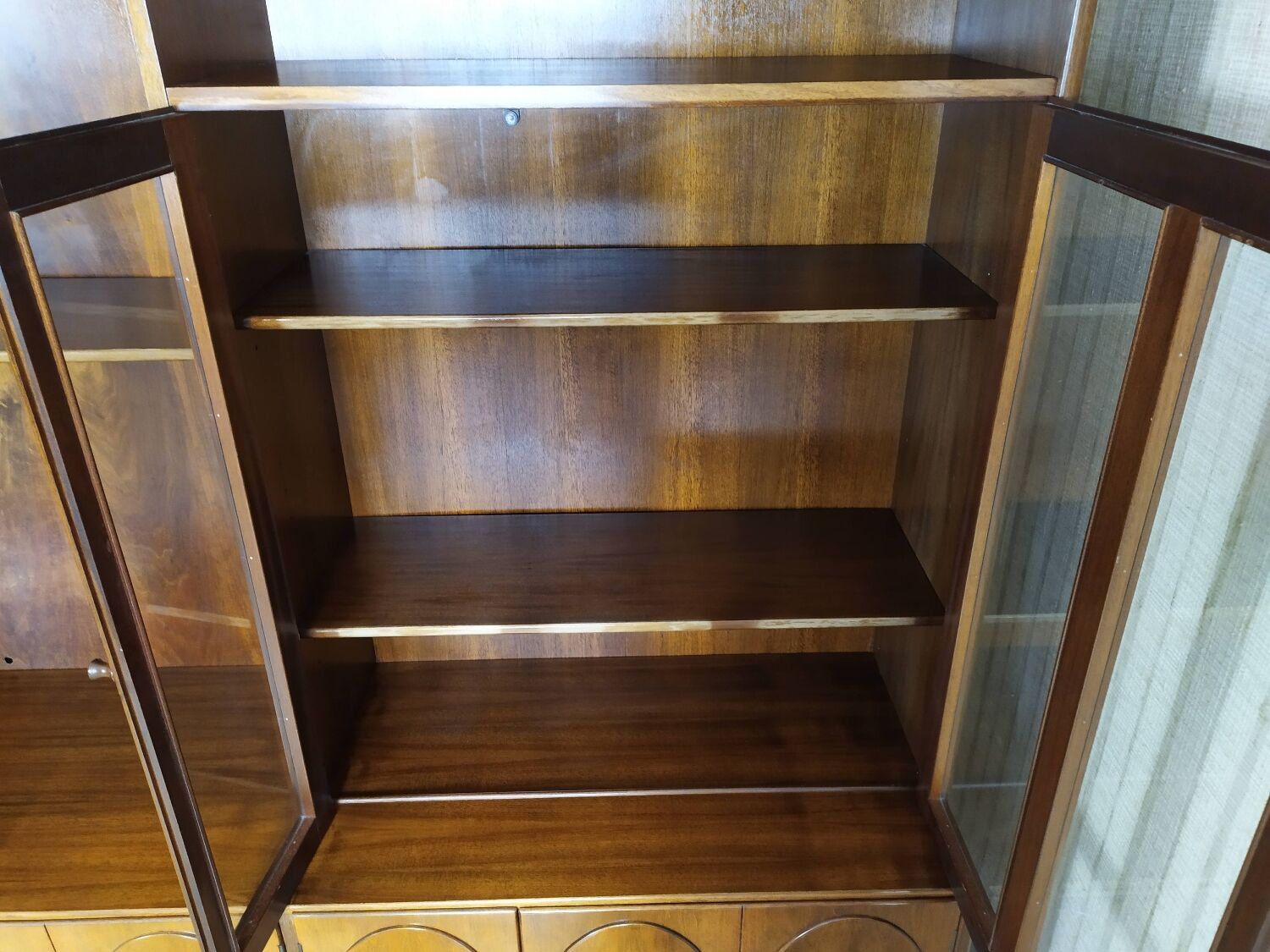 Vintage bookcase jacques hauville