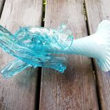 Tripod vase opaline branches