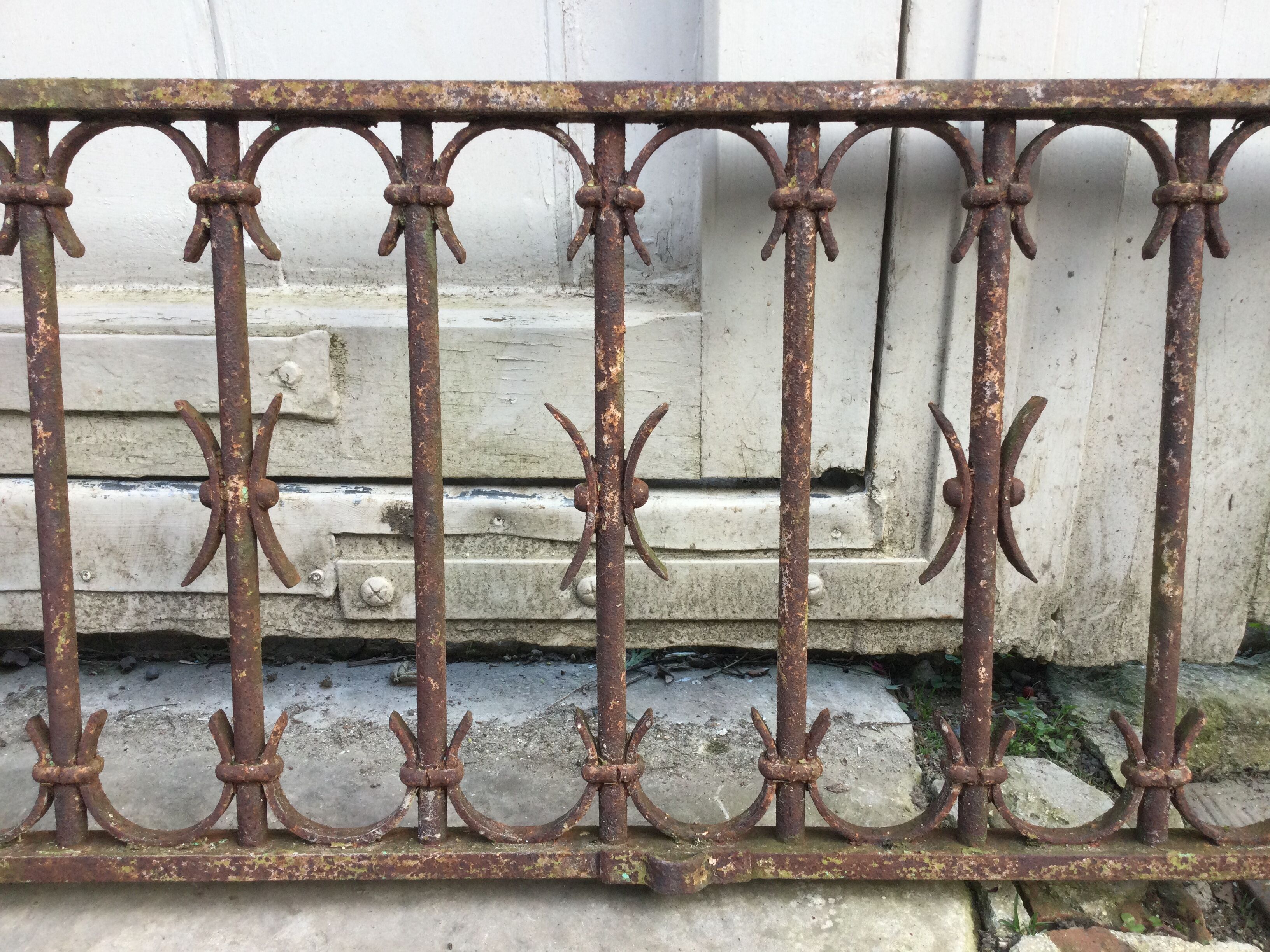 old wrought iron gate