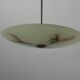 Art Deco ceiling light in green glass, 1940s, Germany