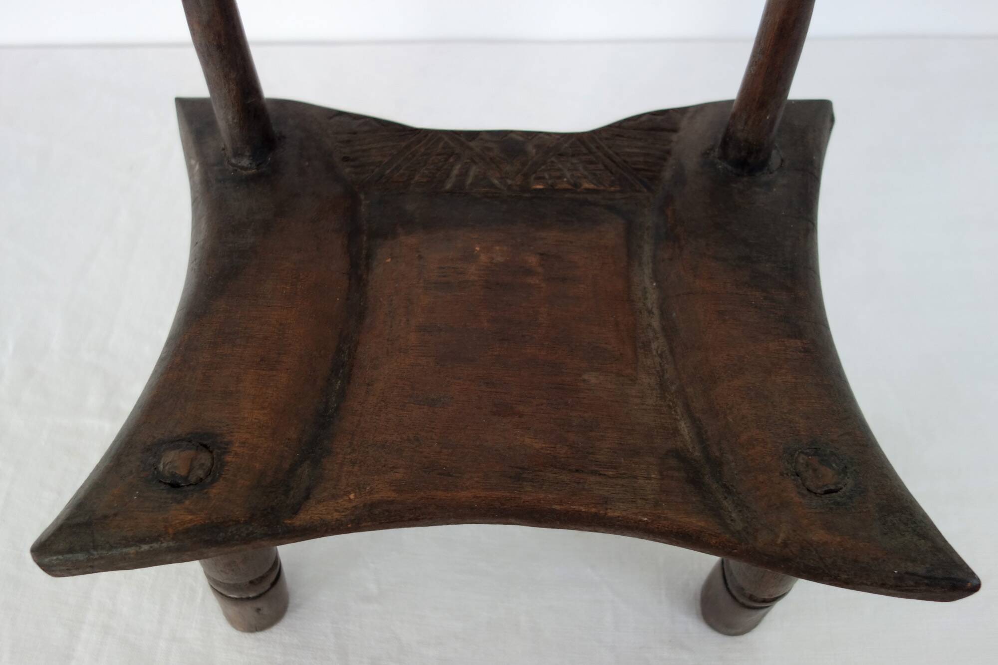 Ancienne chaise traditionnelle Dan, Côte d'Ivoire