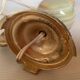 Onyx brass fish lamp Italy