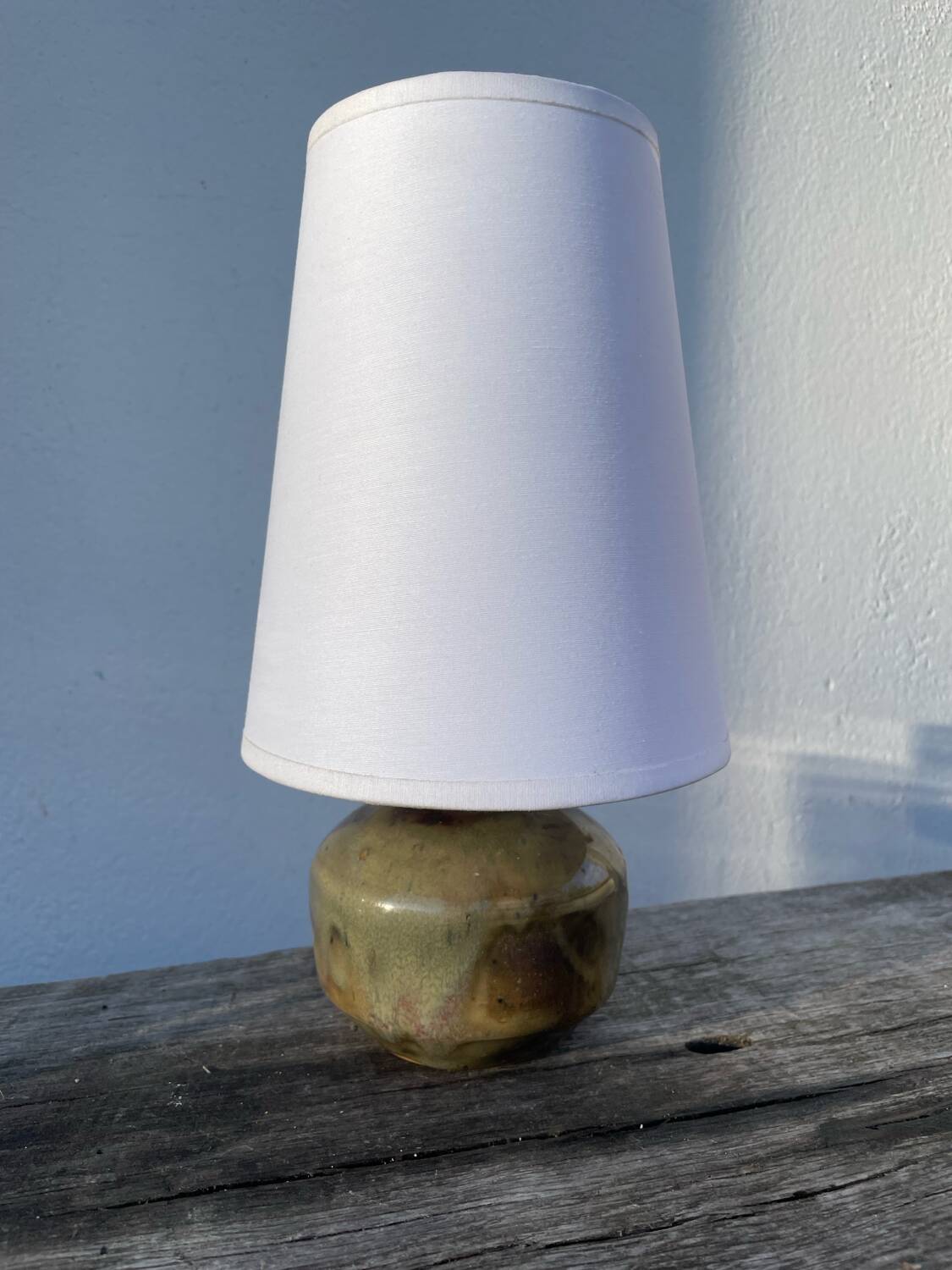 Vintage ceramic ball lamp