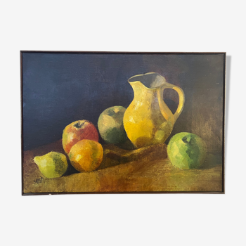 Tableau nature morte aux fruits Samet