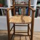 Chaise haute en bois pour enfant