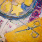 Still life, oil on canvas signed Obodjan
