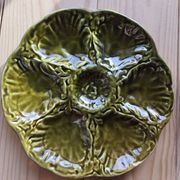 6 vintage ceramic oyster plates from Gien