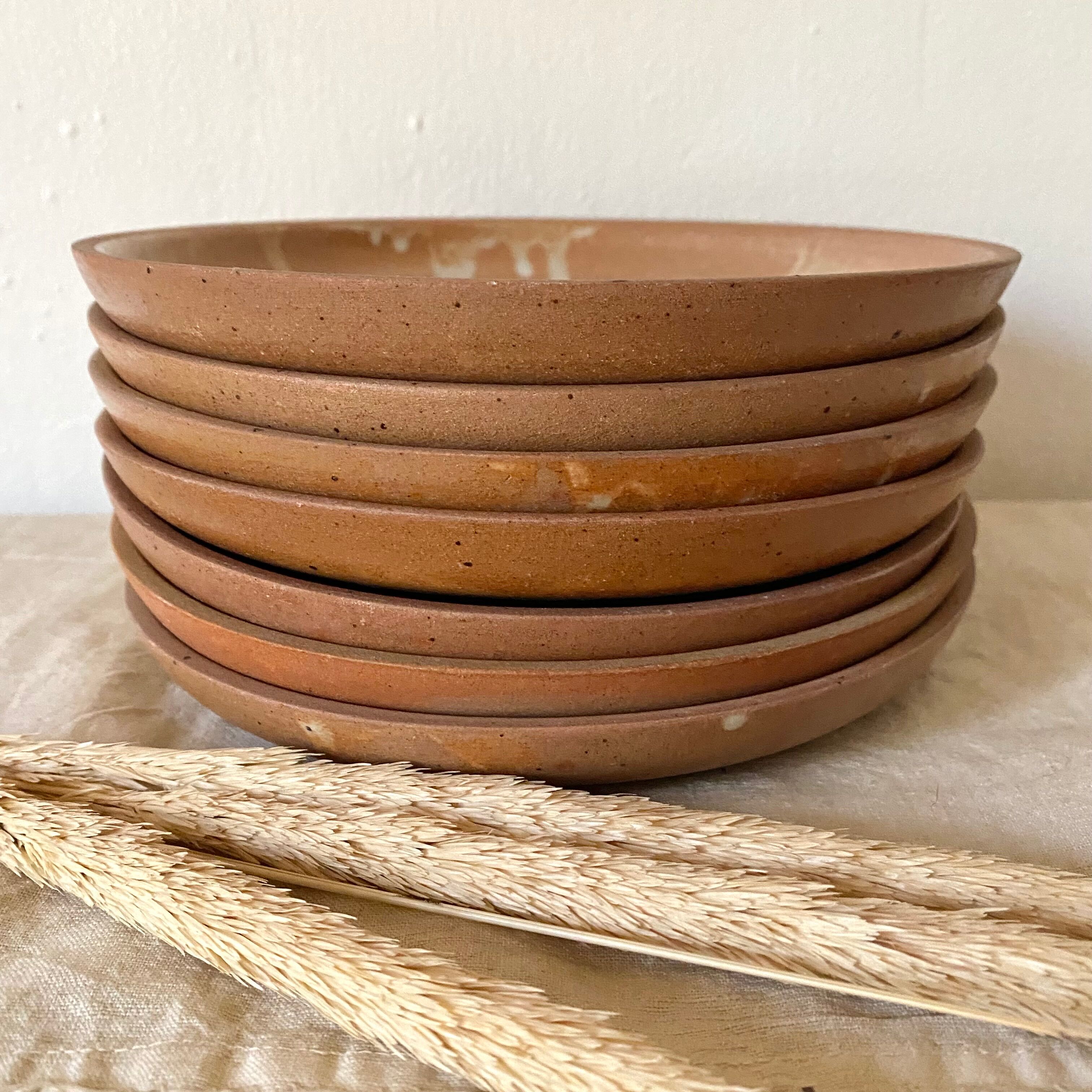 Vintage stoneware plates