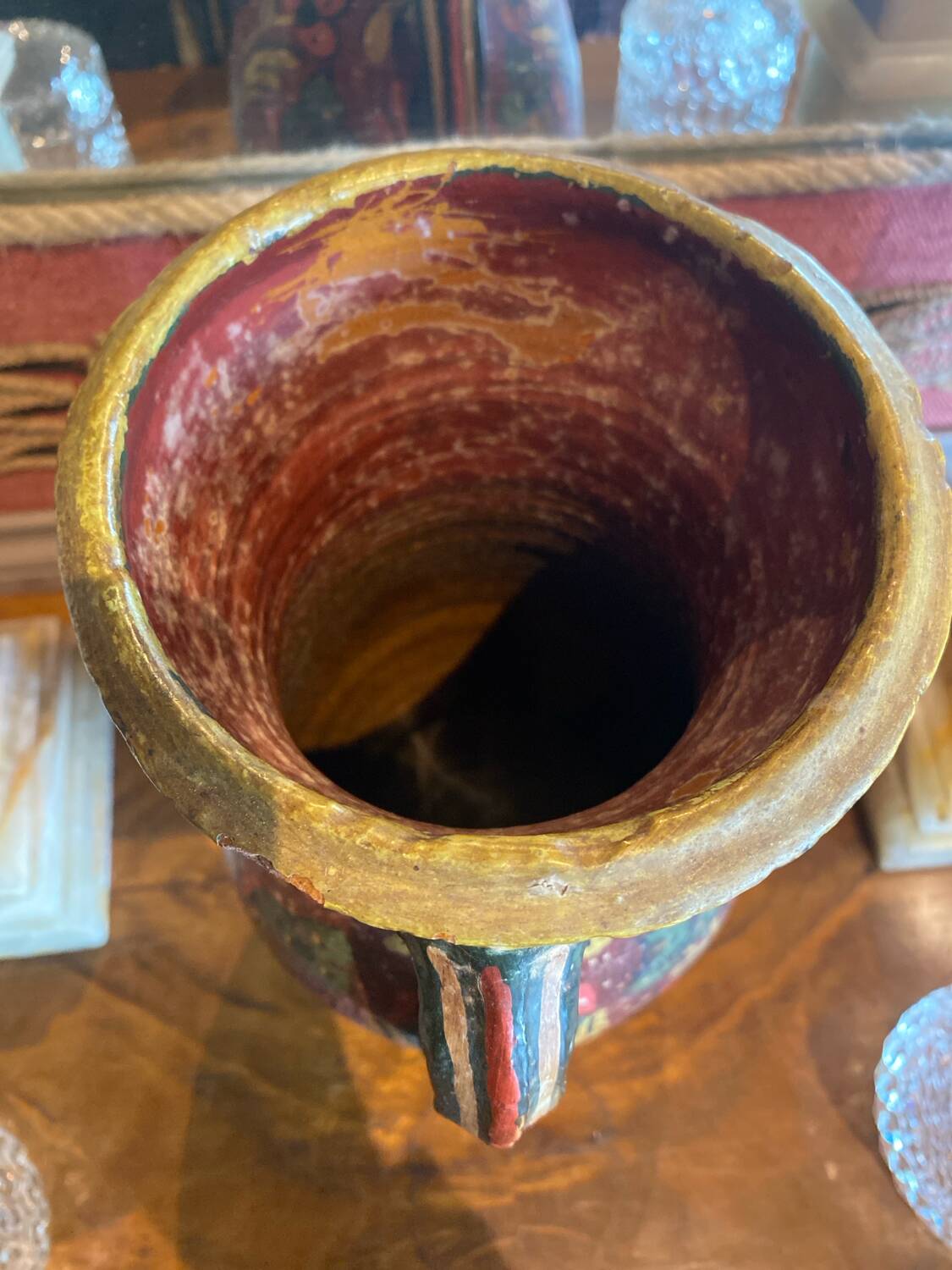 Painted vase