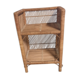 Meuble vintage en rotin