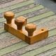 Coat rack with 3 hooks by Guillerme and Chambron