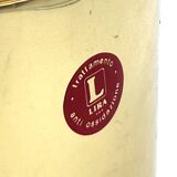 Hollywood regency gold Ice Bucket, Lira Italy ca. 1980s