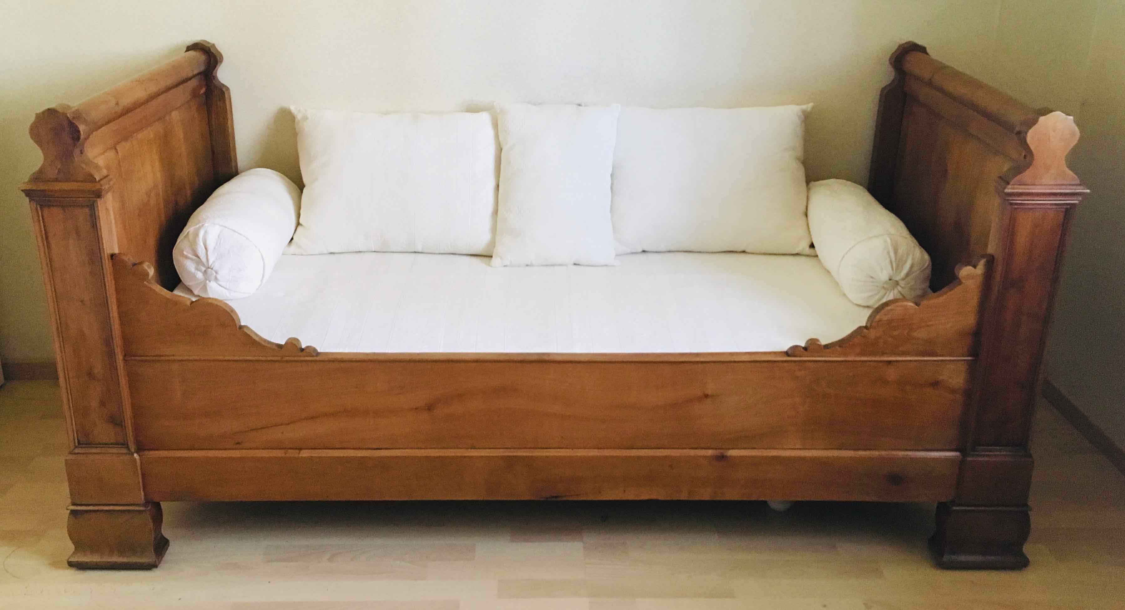 Solid cherry boat bed