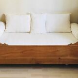 Solid cherry boat bed