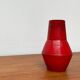 Red Italian ceramic vase from the mid-century by Bitossi, 1960s.