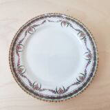 Ensemble de 8 assiettes à dessert et un plat Limoges