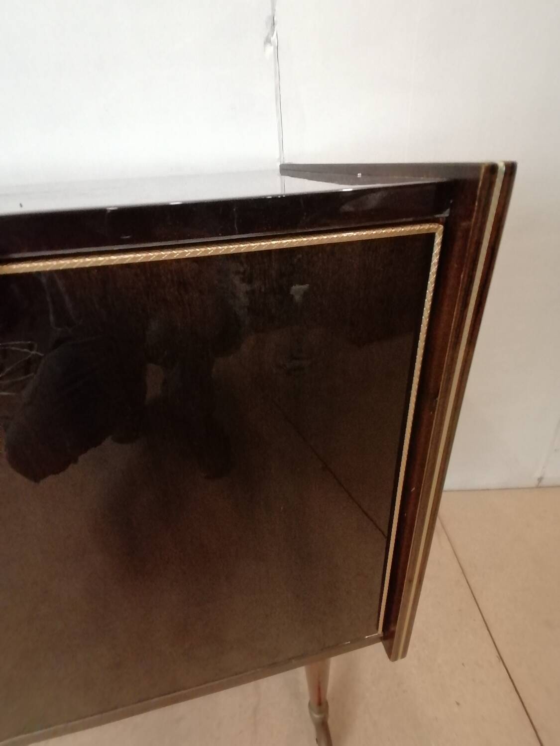 Bar cabinet on wheels circa 1950