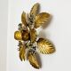 Floral Hollywood Regency Wall or Ceiling Lamp by Hans Kögl