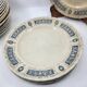 Ridgway Portland English Earthenware Plates (Set of 17)