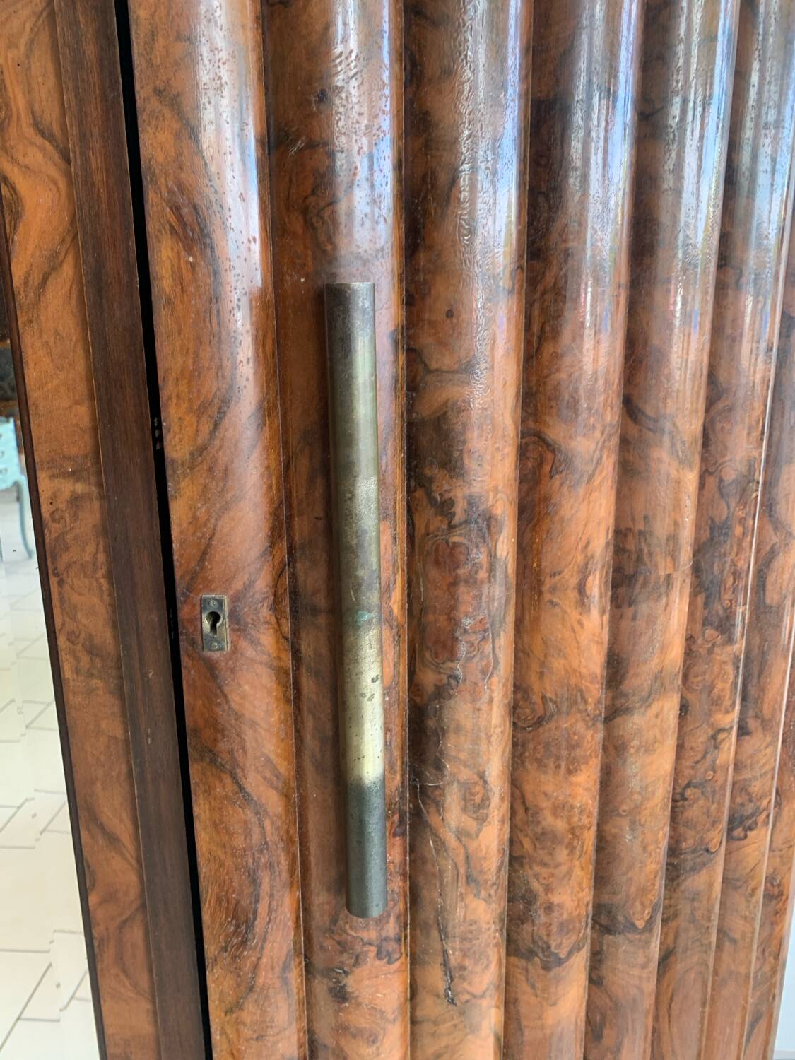 Art Deco Mahogany Armoire Circa 1930