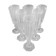 Service of 6 baccarat crystal flutes balustre leg flat odds 1840