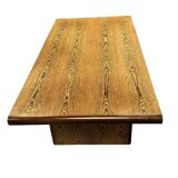 Vintage executive desk - large desk wenge 70s design