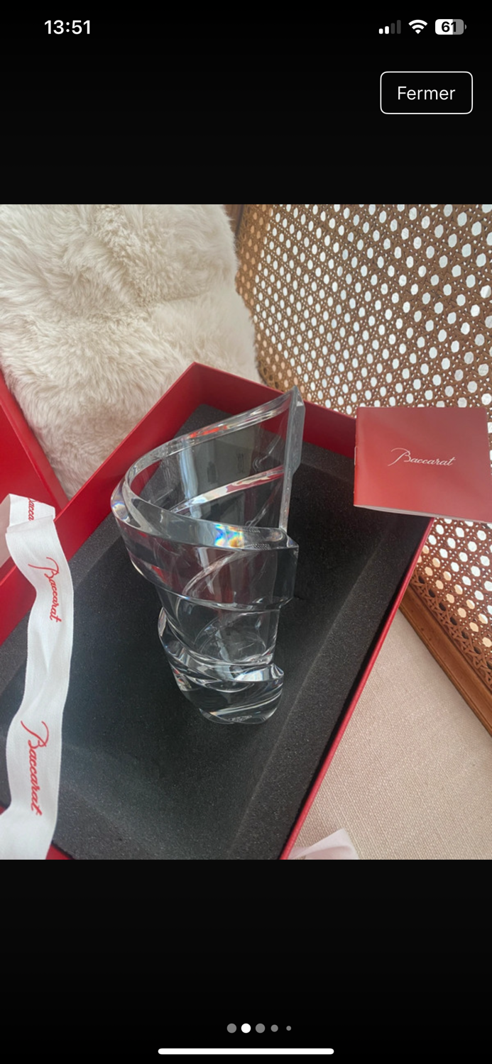 Rare Baccarat spiral vase